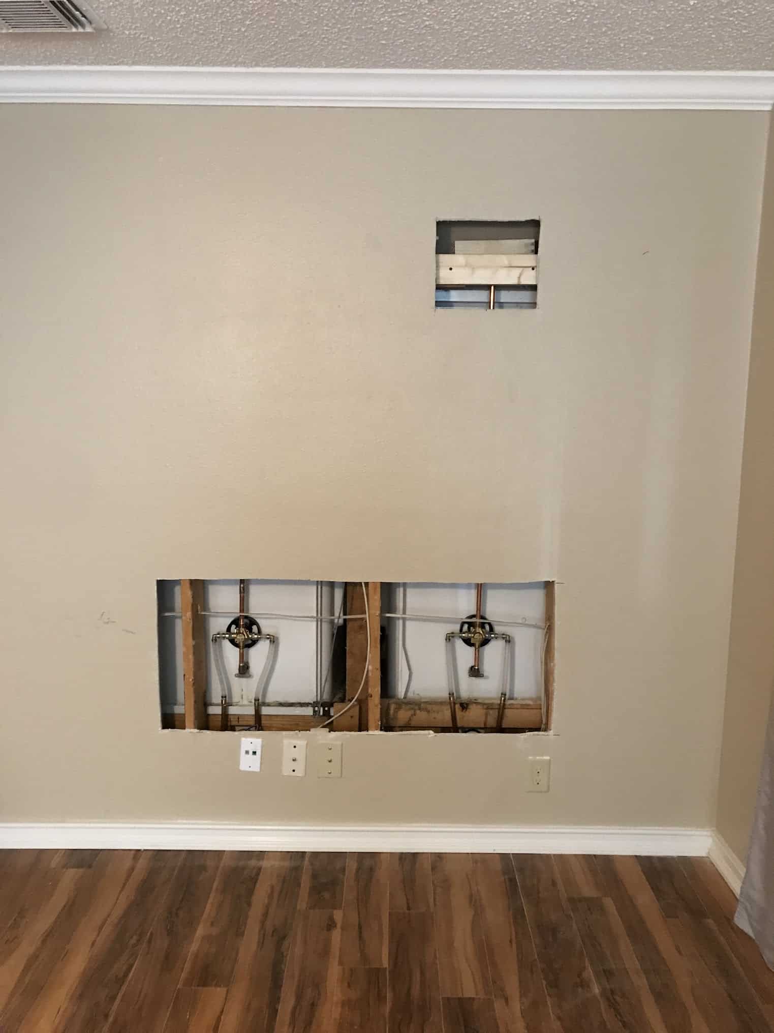 Behind Wall Plumbing